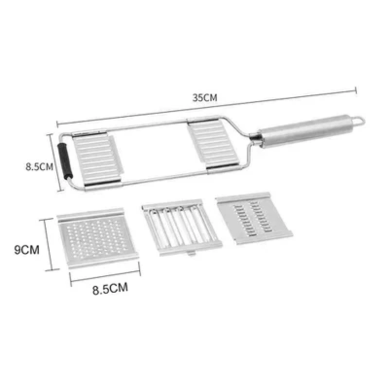 Tagliaverdure in Acciaio Inox 4 in 1