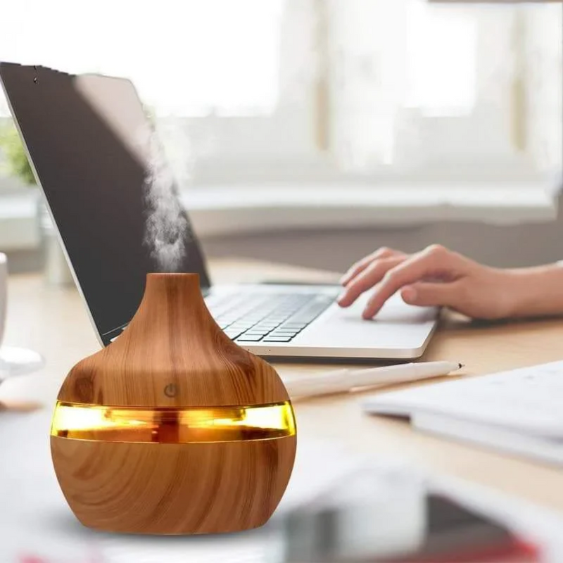 Umidificatore e Diffusore di Aromi ad Ultrasuoni USB con LED