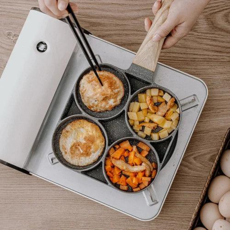 Padella Antiaderente Multifunzione 4 in 1