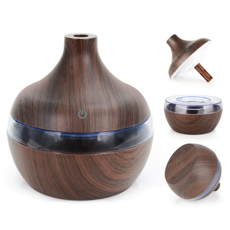 Umidificatore e Diffusore di Aromi ad Ultrasuoni USB con LED