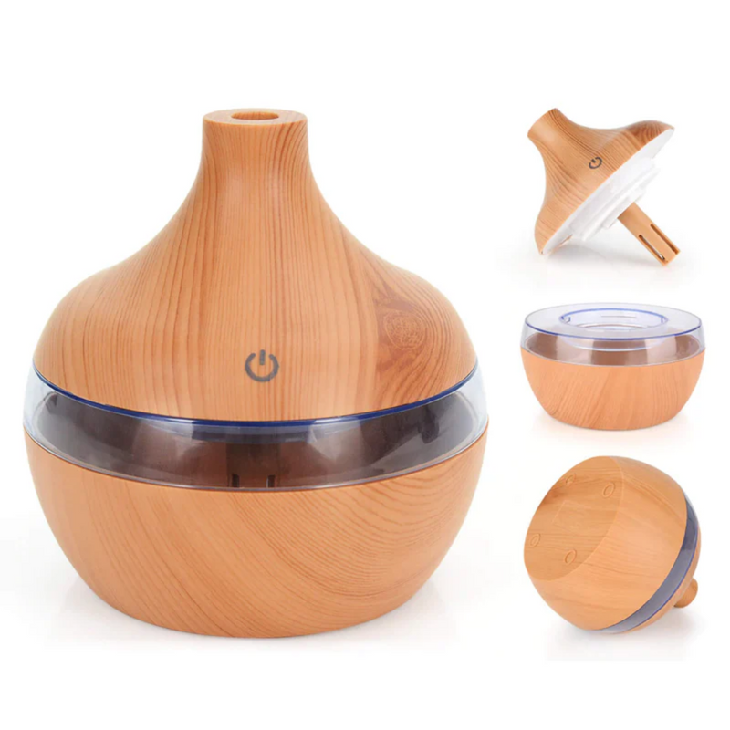 Umidificatore e Diffusore di Aromi ad Ultrasuoni USB con LED