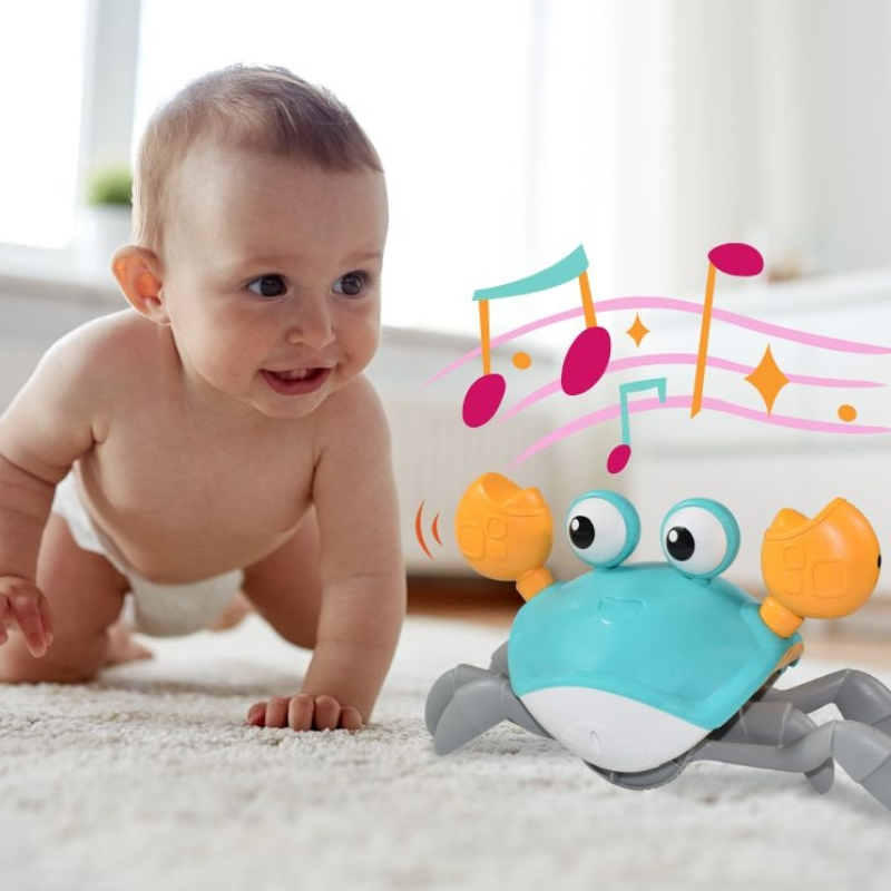 Granchio Fuggitivo con Sensore di Ostacoli