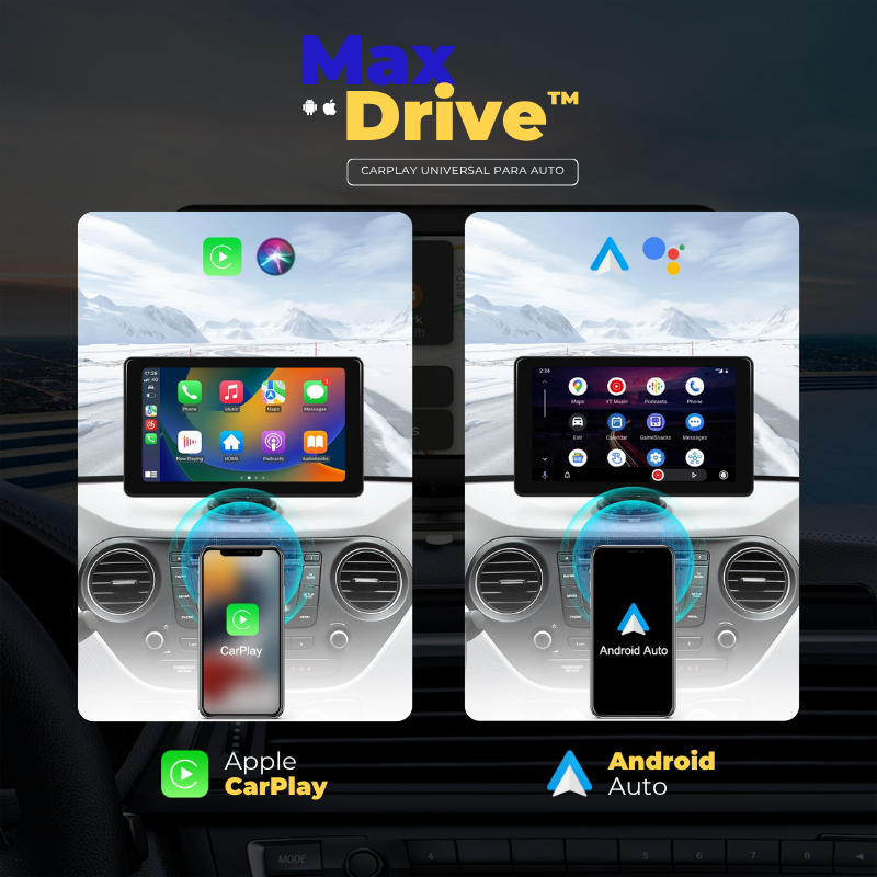 MaxDrive™ – Stereo Universale con CarPlay/Android Auto