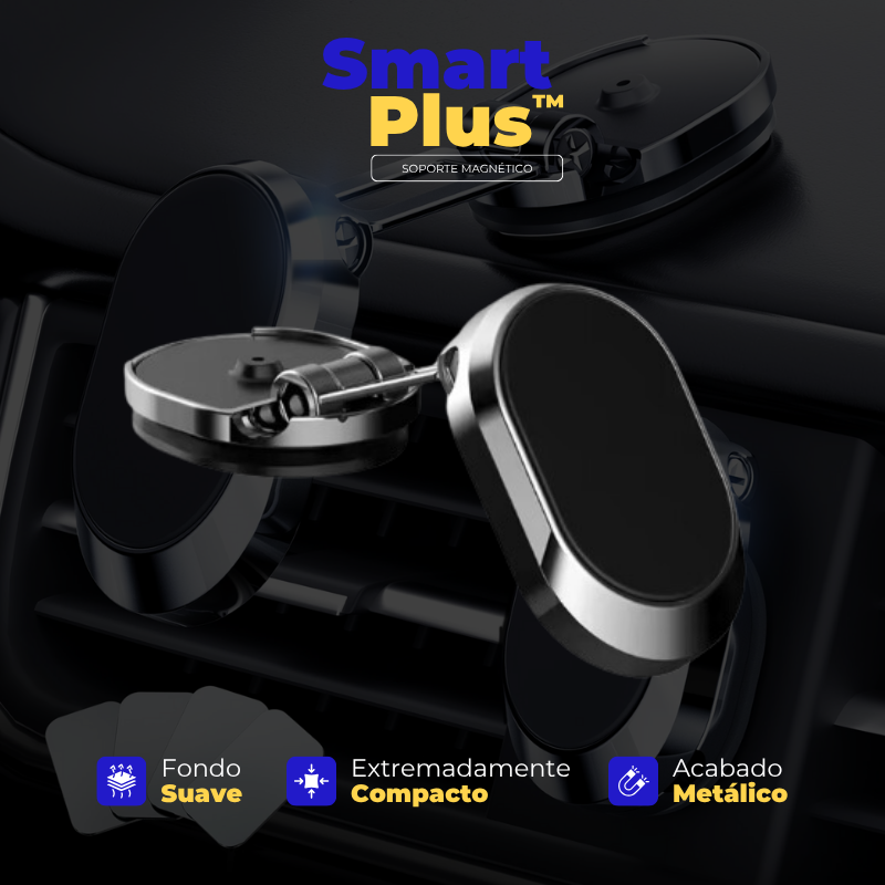 Supporto Magnetico per Cellulare da Auto – SmartPlus™