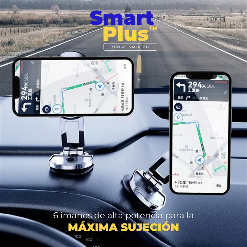 Supporto Magnetico per Cellulare da Auto – SmartPlus™