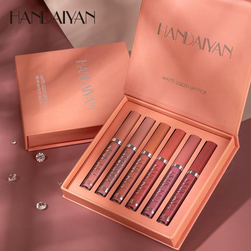 Handaiyan™ Labial Glamour – Kit Completo con 6 Pezzi